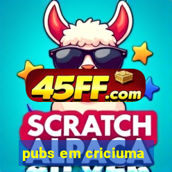 pubs em criciuma